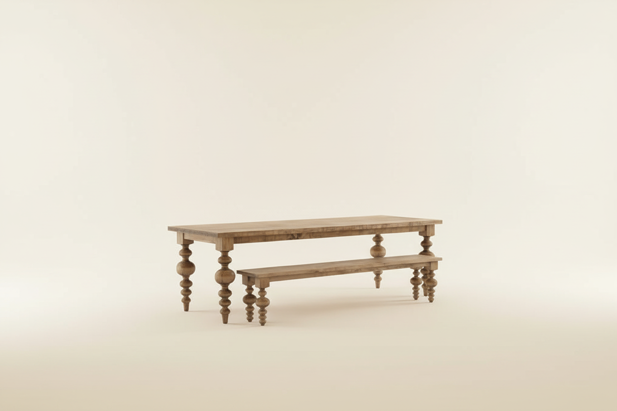 Massive Modern Bench Leg